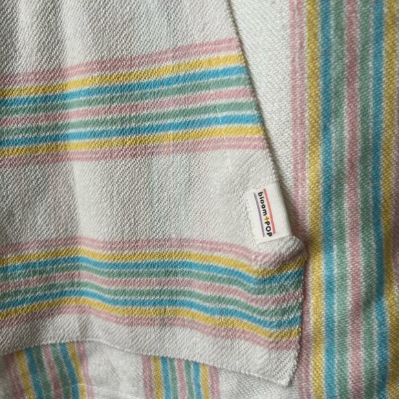 Bloom + Pop Striped Bohemian Hoodie Women Size XL - Picture 5 of 12